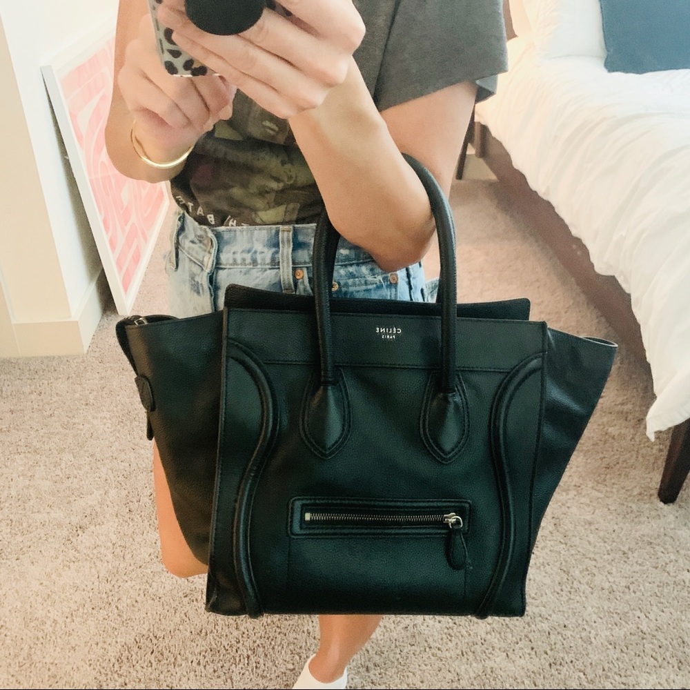 Celine Mini Luggage Tote Bag